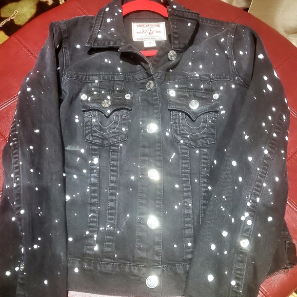 True Religion Jackets & Blazers - True Religion Scatter Trucker  Jacket